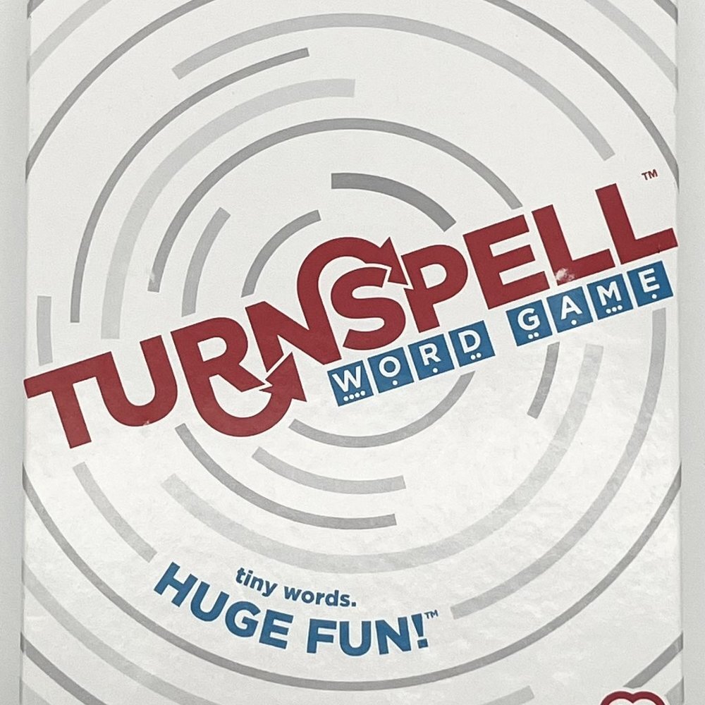 TurnSpell Word Game by Mattel Family Board Game Tiny Words Huge Fun Strategy‎
